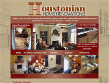 Tablet Screenshot of houstoniancustom.com